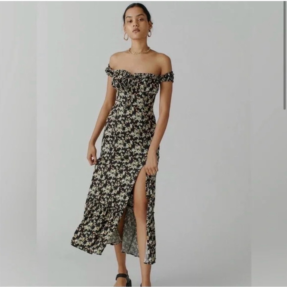 Urban Outfitters Floral Maxi Sun Dress